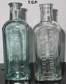   OF ANTIQUE VICTORIAN OLD ENGLAND 1890s APOTHECARY/CUR​E BOTTLES