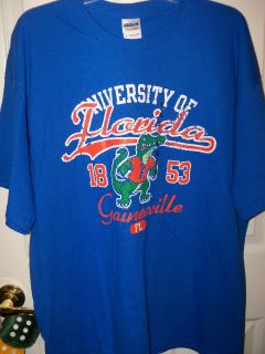 Florida Gators Blue Short Sleeve Shirt Mens Size XL NWT #24