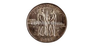 Half Dollar, 1935, Daniel Boone Bicentennial