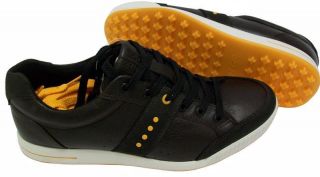 ECCO Street Golf Shoes   Licorice/Coffee/Fanta   Select Size