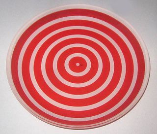 2012 Tron Movie Identity Disc Red / Sark  Food Dish Plate