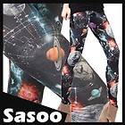 SASOO rock chic GALAXY PRINT planet spin space footless leggings 