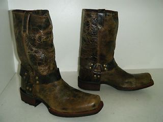 CODE WEST Motorcycle Boots Size 11.5 EW Men Used