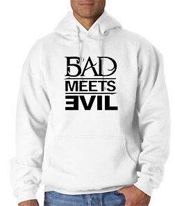 Bad Meets Evil Logo Hoodie Eminem Royce Shady sz. S 3XL