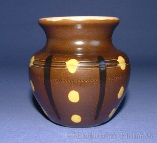 Rare Vintage 50s Buchan Pottery Small Stoneware Vase Portobello 