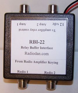 Amplifier keying relay buffer interface TWO radios, 2 separate 