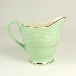 Vintage 50s 60s Shabby Chic Pastel Mint Green Arklow Pottery Milk 