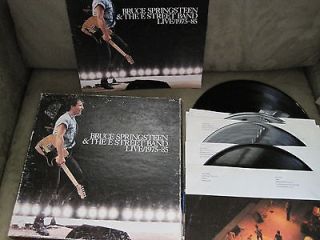 BRUCE SPRINGSTEEN & THE E STREET BAND LIVE 1975 85 5 LP SET IN GREAT 