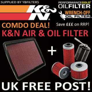 Air & Oil Filter Combo Set! BUELL Blast 00 09