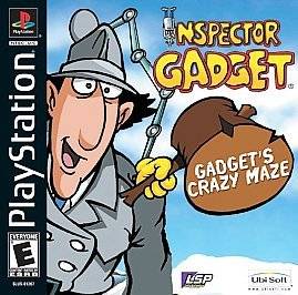 Inspector Gadget GADGETS CRAZY MAZE Playstation Used