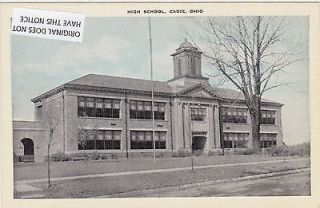 CADIZ (SW of Steubenville), OHIO, HIGH SCHOOL, circa 1930s 1940s