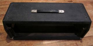   empty Fender blackface Bandmaster amplifier cabinet amp head cab