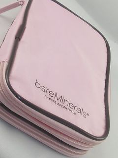 PINK Bare Escentuals I.d. Minerals expandable Makeup Bag case found 