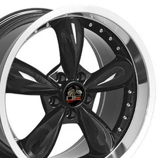 20 8.5/10 Black Bullitt Bullet Style Wheels Rims Fit Mustang® GT 94 