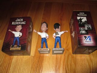   JACK KEROUAC On the Road Hitchhiking UMASS Lowell Bobble Head in Box