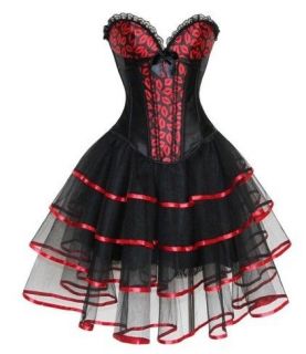 Burlesque/Moul​in Rouge/Hen Party Sweetheart Corset Dress& tutu 