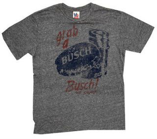 Busch Beer Logo Junk Food Vintage Style Adult T Shirt Tee