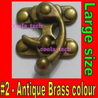 1x Antique Brass Swing Bag Clasp Lock Large (Big) / Small come with 