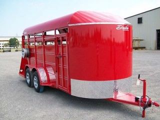 Newly listed Delta Livestock Bumper Pull Trailer 6 wide x 14 long 