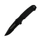 Smith & Wesson SWEX2S Extreme Ops Drop Point Black Handle & Blade 