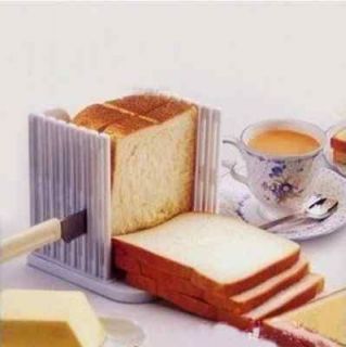 Kitchen Tools Pro Bread Loaf Slicer SLicing Cutter Cutting Cuts Rack 