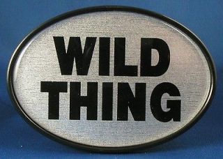 WILD THING TRAILER HITCH COVER Truck RTV ATV Car Tow NEW HD Plastic 