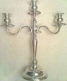 silver plate candelabra in Candlesticks & Candelabra