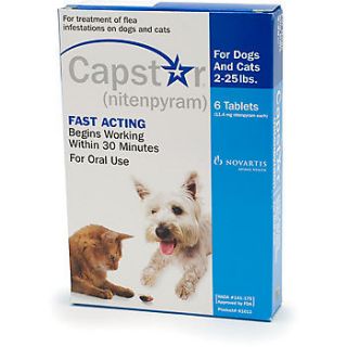 Novartis Capstar Blue for Dogs under 25 pounds 6pk