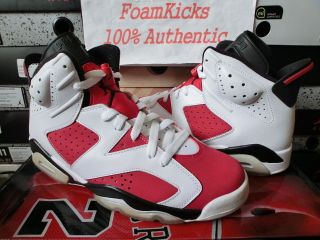 Nike Air Jordan 6 VI Retro CDP Carmine Red Countdown Pack DMP Men Size 