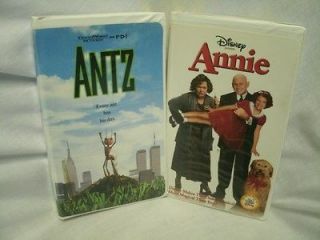 VHS  Disney Annie and Dream Works   ANTZ