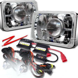 HID CONVERSION KIT 7x6 H6054 PROJECTOR HEAD LIGHTS H4 (Fits 1985 