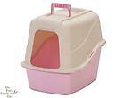 Petmate Hooded Cat Litter Box with Microban Bleached L