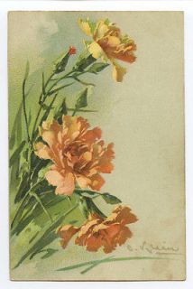 Catherine KLEIN Flower original print 1900s postcard p2