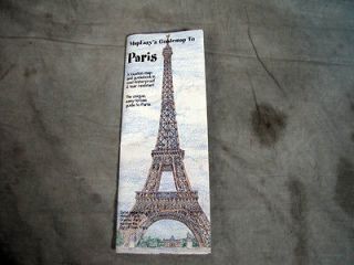 MapEasy Location Guide Map to Paris France Waterproof Tear Resistant 