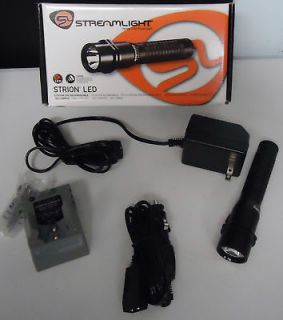   STRION C4 LED FLASHLIGHT with HOME and CAR CHARGERS 74301 BRAND NEW