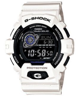 Casio G Shock GR8900A 7 White, Tough Solar, Bezel Resin / Aluminum 