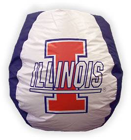 Large BEAN BAG BEANBAG Chair Illinois Fighting Illini