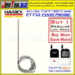 Replacement FOOD Probe 6 Wire Fits ONLY Maverick ET 732 BBQ/Smoker 