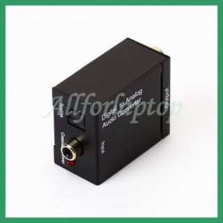 Digital HD DVD Toslink Coaxial to Analog RCA L/R Audio Amplifier 