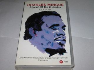 CHARLES MINGUS   TRIUMPH OF THE UNDERDOG (1997) JAZZ DOCUMENTARY ; vhs