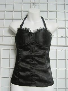 Charlotte Russe Black Halter Top in Size Small FREE SHIPPING!!!