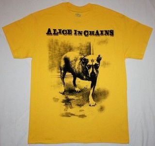 ALICE IN CHAINS DOG GRUNGE SOUNDGARDEN MOTHER LOVE BONE L7 NEW YELLOW 