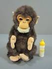 FURREAL FRIENDS NEWBORN MONKEY WITH BOTTLE TESTED AND WORKS 2006 