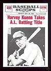 1961 Nu Card Baseball Scoops Harvey Kuenn #459 MINT