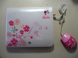 Barbie B Smart childs laptop, learning system with mouse, works great
