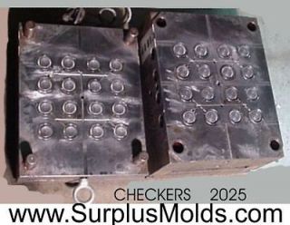 Injection Mold, Checker Pieces