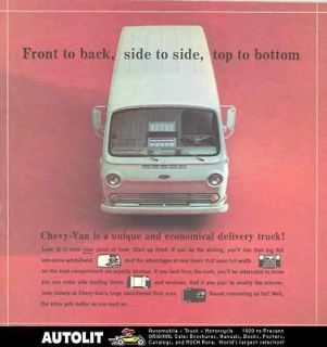 1965 Chevrolet Chevy Van Brochure