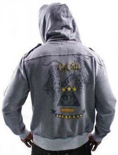 CHRISTIAN AUDIGIER Ed Hardy Long Men Hoodie 100% Authentic NWT Sizes S 