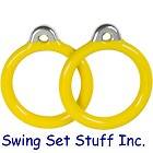 SWING SET TRAPEZE COMMERCIAL COATED ROUND RING TOY PARK OUTDOORS KIDS 