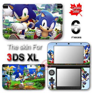 Sonic Generations SKIN VINYL STICKER DECAL COVER for Nintendo 3DS XL